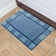 thumbnail image 5 of Tapete antideslizante para puerta (1 unidad), alfombra de terciopelo para sala de estar, alfombra gruesa de microfibra con base antideslizante para entrada (azul)., 5 of 9