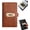 Dark Brown, variant on Generic 100 Envelopes Money Saving Challenge Book with Password Lock,7"×4.2" Savings Challenges Book Budget Planner with Cash Envelopes