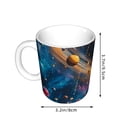 thumbnail image 2 of Yiaed Colorful Planet Universe Print Ceramics Coffee,Large Handle Design,Extra Large Tea and Coffee Cup for Office and Home Mugs, 2 of 6