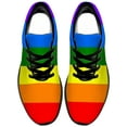 thumbnail image 5 of Customuart Pride Shoes Womens Rainbow Sneakers Size 14, 5 of 5