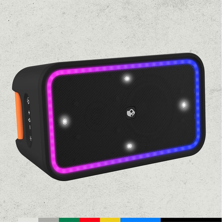 Skullcandy, Stomp XL Bluetooth Speaker, IPX5, 12H Battery, Black