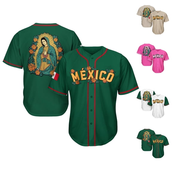 2026 New Mexico Soccer Jersey Men, Mexican Jersey Soccer T-Shirt, Jersey De Mexico Crew Neck Short Sleeve Football Shirt, Athletic Training Uniform for Adult