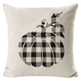 thumbnail image 1 of Halloween Pumpkin Pillowcase Flax Festive Creative Comfortable Skin-Friendly Durable Easy Maintain Home Party, 1 of 7