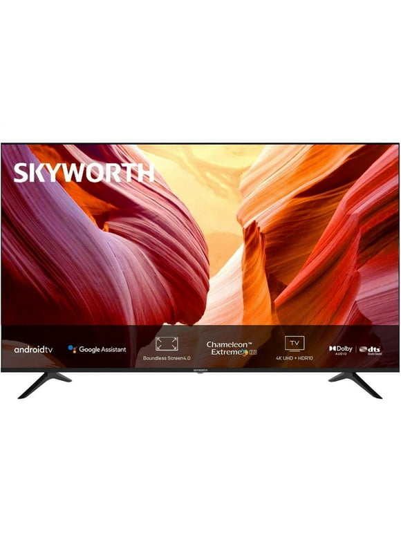 Skyworth S6G Plus Series 50" 4K UHD Smart LED Android TV platform (50S6GPLUS, 2021)