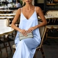 thumbnail image 6 of uublik Womens Jumpsuit Casual Loose Overalls Jumpsuits Wide Leg Pants Rompers with Pockets, 6 of 7