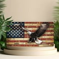 thumbnail image 4 of Eagle and Brick wall with Flag Front License Plate, Metal License Plate, Funny Standard Plates Personalized Novelty Decorative For Men/Women/Boys/Girls Car 6×12 Inch, 4 of 6