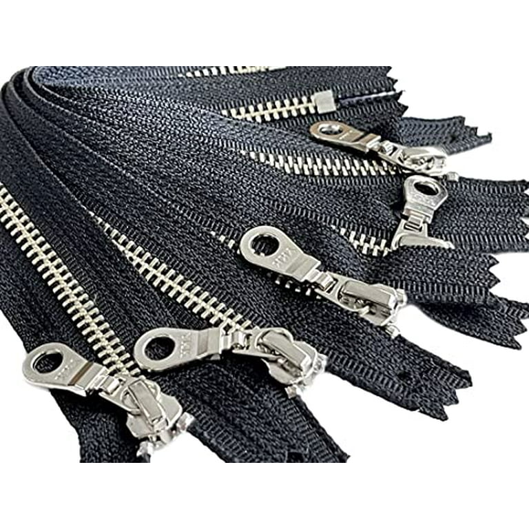 Goyunwell #5 Zipper Pulls Metal Silver Zipper Pulls Bulk 20pcs Zipper  Slider Coil Zipper Pull Charms Nylon Zipper Pulls for Purse Handbag Making  Craft Sewing 