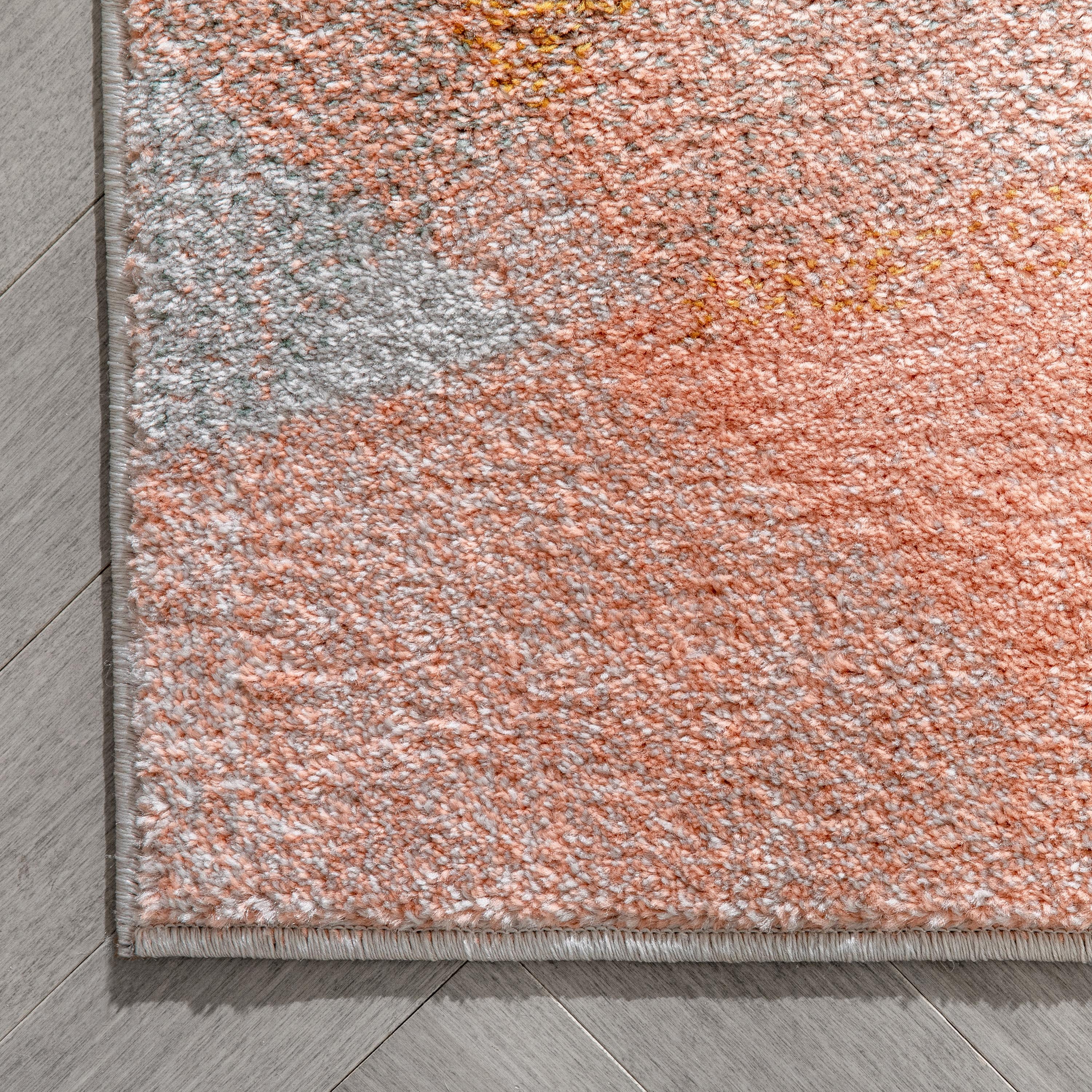 Well Woven Vettore Naomi Mid-Century Modern Geometric Tranquil Pink 2'3" x 7'3" Runner Area Rug