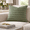 Emerald, variant on Fennco Styles Emerald Woven Textured Filled Throw Pillow 18" X 18" - Decorative Cotton Blend Sofa Cushion for Sofa, Couch & Bed for Home Décor