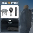 thumbnail image 4 of MOPHOTO Heated Camping Chair, Padded Camp Chair Round Moon Saucer Folding Lawn Chair Outdoor Chair, Oversized Patio Lounge Chairs Portable Folding Camping Chairs Heated Chair, 2 Pack, 4 of 9