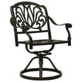 thumbnail image 3 of vidaXL Swivel Patio Chairs 2 Pcs Outdoor Patio Dining Chair Cast Aluminum, 3 of 16