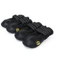 thumbnail image 3 of Baohd 4pack/lot Warm And Waterproof Dog For All-Weather Adventures Dog Paw Protector black 1Set, 3 of 6