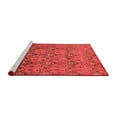 thumbnail image 2 of Ahgly Company Machine Washable Indoor Rectangle Abstract Red Modern Area Rugs, 2' x 3', 2 of 4