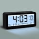 thumbnail image 5 of Despertador digital Pantalla de tiempo Función de repetición Cabecera para decoración del hogar Tablero Negro Zulema despertador, 5 of 8