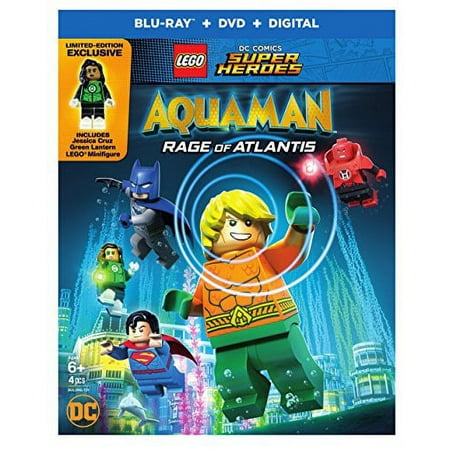 LEGO DC Super Heroes: Aquaman - Rage of Atlantis [Includes Mini Figurine] [Blu-ray] [2018]