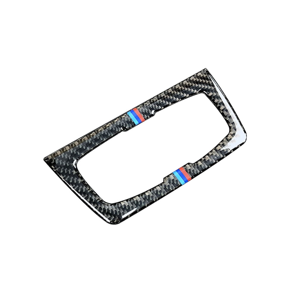 2012-2020 Carbon Fiber Headlight Switch Buttons Decorative Frame Cover Trim Dashboard Interior Molding Sticker for BMW F30 F31 F32 F33 F34