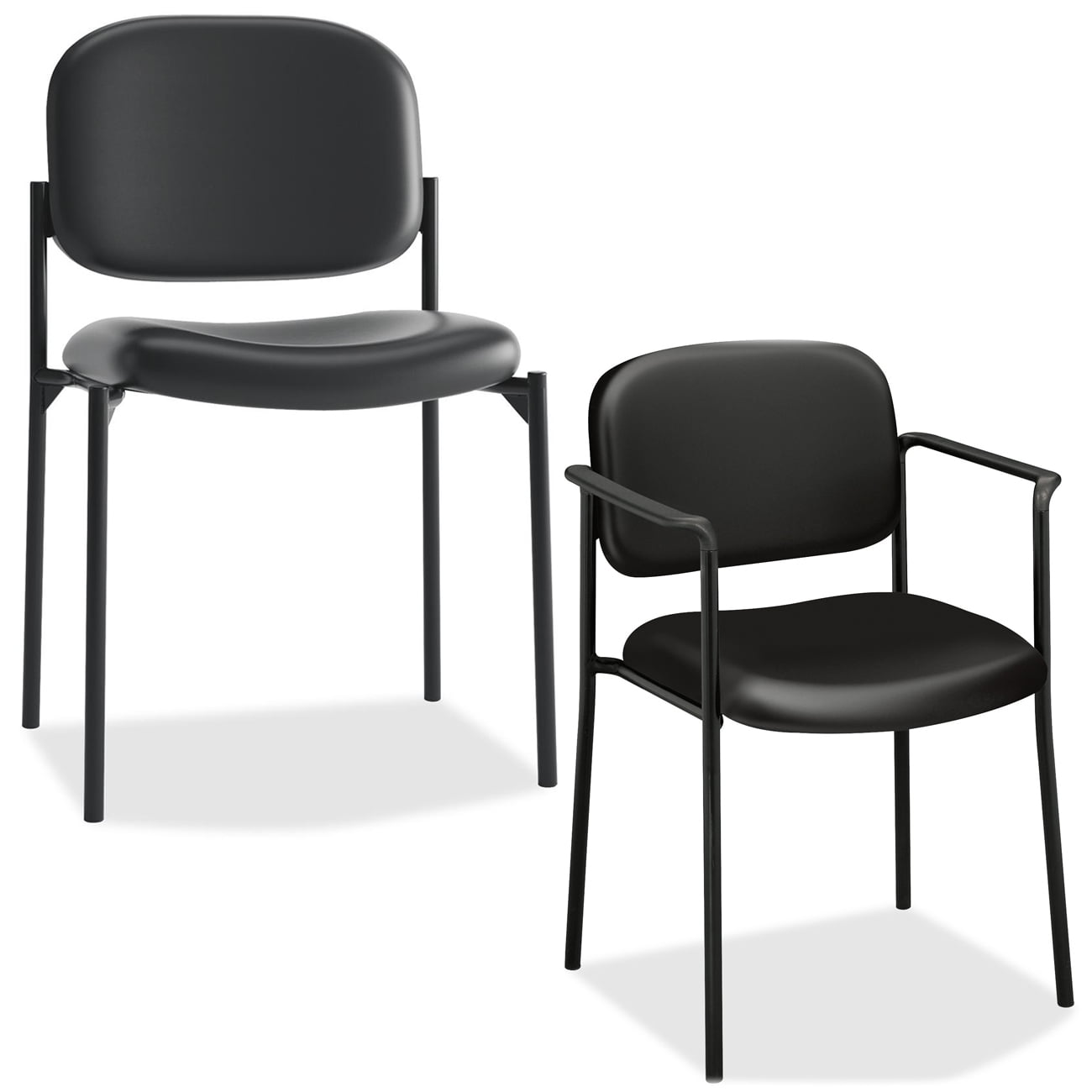 (20 Chairs Set) basyx VL606 Series Stacking Guest Reception Waiting