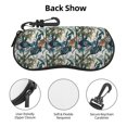 thumbnail image 3 of KLL Hawaiian Style Print Eyeglass Case for Men & Women's Classy Travel Eyewear Holder Case Zipper Eyeglasses Case With Hook, 3 of 6