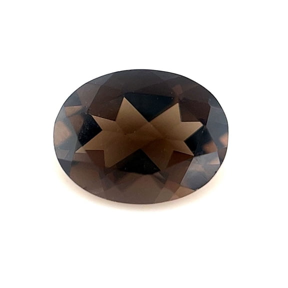 Certified Natural 1.75 Carat Smoky Quartz Oval Shape Brilliant Cut 9x7 mm Loose Gemstone