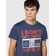 thumbnail image 4 of Camiseta Nintendo Leveling Up para Hombre Azul Marino Talla L, 4 of 6
