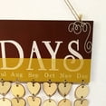 thumbnail image 2 of MLINS Birthday Calendar Wall Hanging Wooden Calendar Board DIY Calendar, 2 of 8