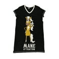 thumbnail image 3 of LazyOne Women's Nightgown, Funny V-Neck Sleep Shirt for Women (Mane Attraction, L/XL), 3 of 7