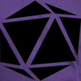 thumbnail image 3 of CafePress - Icosahedron Black Dark T Shirt - Men's Classic Graphic Cotton T-Shirt, 3 of 4