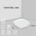 thumbnail image 5 of Porcelain Square Appetizer Plate,Set of 8, White 7 inch Ceramic Dessert Plates, Small Dinner Plates for Cake Side Dish, Scratch Resistant, Microwave, Oven, Dishwasher Safe, 5 of 7