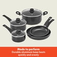 thumbnail image 4 of 12-Piece Nonstick Cookware Set with Utensils, PFOA  Pots and Pans for All Stovetops, 4 of 6