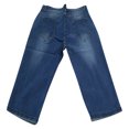 thumbnail image 3 of WILLBEST Pantalones Mujer Pantalones Vaqueros Acampanados de Cintura Alta para Mujer, Con Botones Lisos, Hasta La Pantorrilla, Ajustados, Elásticos, Cómodos, 2025 y Casuales. Grande, 3 of 4