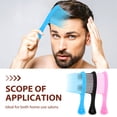 thumbnail image 2 of Peine de dientes anchos de 3 piezas para mujeres y hombres, herramienta de peluquería para uso doméstico, peine desenredante para cabello rizado, peine moderno y práctico., 2 of 7