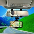 thumbnail image 4 of OUSITAI Car Rear View Mirror Mount Holder Stand Cradle Bracket For Cell Mobile Phones, 4 of 10