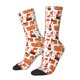 thumbnail image 1 of Balery Autumn Gnome Calcetas Largas con Estampado para Hombre y Mujer – Suaves y Transpirables, Talla Única (US 5-11), 1 of 6