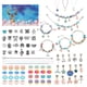 thumbnail image 2 of Kit para hacer pulseras de 78 piezas, kit para hacer joyas con abalorios, juguetes para niños, juego de manualidades para hacer pulseras, kit de collares coloridos, suministros para hacer joyas para, 2 of 8