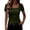 Green, variant on T-Shirt Women Short Sleeves Black Basic Tees Summer Tops Cute Womens Tops