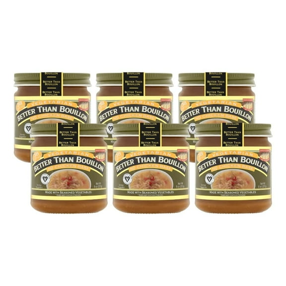 (Pack of 6) Better Than Bouillon Vegetarian No Chicken Base, 8 oz