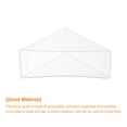 thumbnail image 4 of 4Pack Corner Protectors 28x83mm Plastic Right Angle Corner Guards Cushion, White, 4 of 6