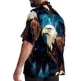 thumbnail image 3 of Starry bird Men's Short Sleeve Beach Shirts, Hawaiian Printed Button Down Summer Casual Unisex Men's Shirts, 3 of 6