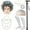Light Grey-1, variant on KAWELL 9 pcs Old Lady Costume 100 Days Costume Granny Old Lady Wig Halloween Dress Up Accessories