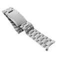 thumbnail image 4 of Miangastore Stainless Steel Watch Strap Silver 1 Set 7.1in Length Replacement, 4 of 8