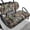 Camouflage Deer Silhouette, variant on Pzuqiu Golf Seat Cover Easy Installation, Soft, Suitable for Golf Cart, Fit for Club Car Precedent