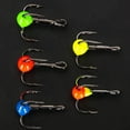 thumbnail image 4 of 10Pcs/Box Mini Ice Fishing Hook Rust-resistant High Carbon Steel Good Toughness Solid Treble Hooks for Fishing, 4 of 7