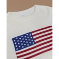 thumbnail image 6 of American Flag Graphic Sweaters for Women 4th of July Crew Neck Sweater Long Sleeve Casual Knit Pullover Sweater Shermie, 6 of 6