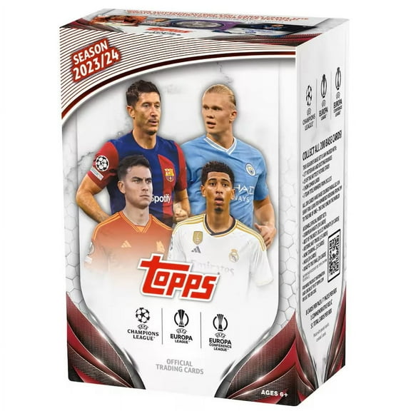 2024-25 Topps UEFA Club Competitions Trading Cards Value Box