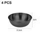 thumbnail image 2 of 4 Uds. Platos para salsa de acero inoxidable, platos redondos para condimentos, cuenco para inmersión, platillos, cuenco, Mini platos para aperitivos, plato para condimentar, platos para platillo, 2 of 5