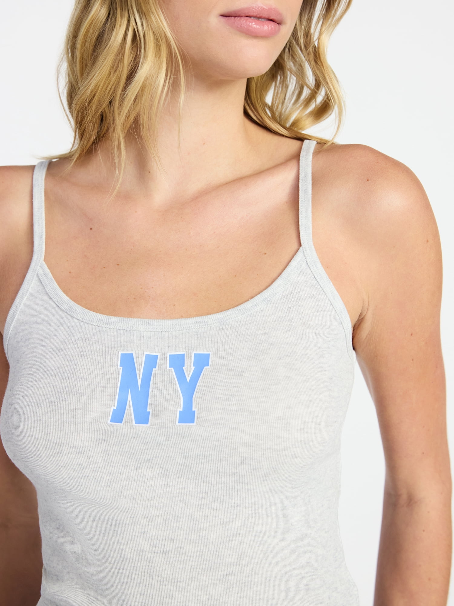 No Boundaries Scoop Neck Cami Top, Women's XXS-XXL