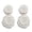 White, variant on Statement Beaded Drop Earrings for Women Layered Bead Dangle Earrings[h7805]