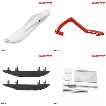 Salomon Touring Skis - Kimpex - Ski Stealth Kit - White, Ski-Doo Grand Touring 600 2010-18 White / Red #KK00001923_10