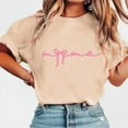 thumbnail image 1 of LOVZFMLL Hauts d'Été pour Femmes Mode d'Été Imprimé Manches Courtes Blouse Col Rond, 1 of 4