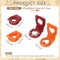 thumbnail image 2 of Uxcell 2 Paquete Cortador de Sándwich Sin Corteza, Forma de Flor/Corazón, Sellador de Sándwich Uncrustable, Cortador de Galletas y Sellador para Desayuno, Almuerzo, Té de la Tarde (Rojo/Naranja), 2 of 7